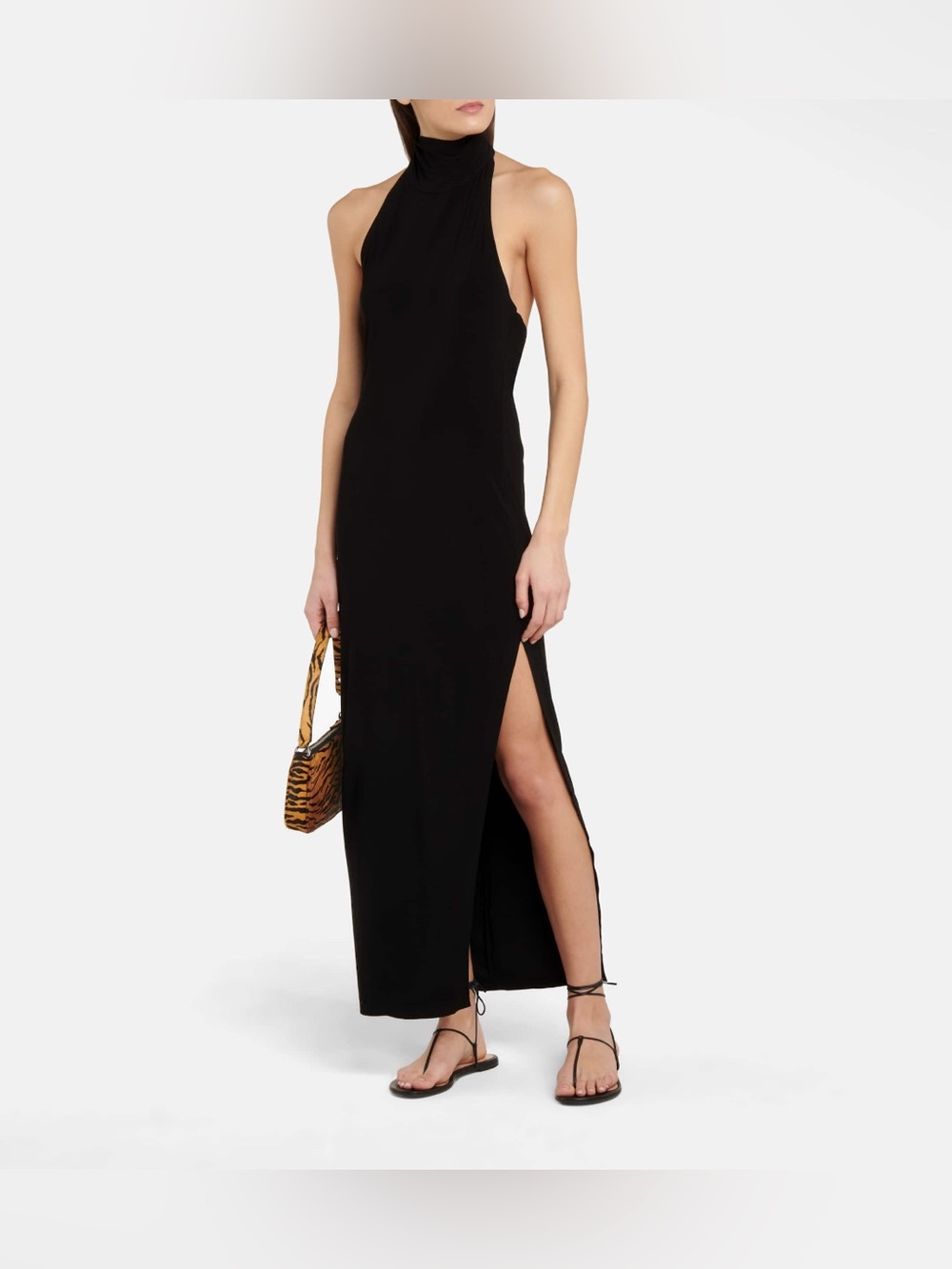 Norma Kamali Turtleneck Maxi Dress
